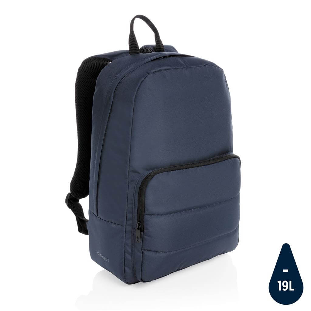 Impact AWARE™ RPET Basic 15.6" Laptop Backpack - Navy Blue