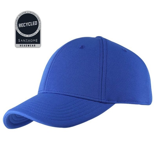 [HWSN 505] TITAN - Santhome Recycled 6 Panel Adjustable Cap - Royal Blue