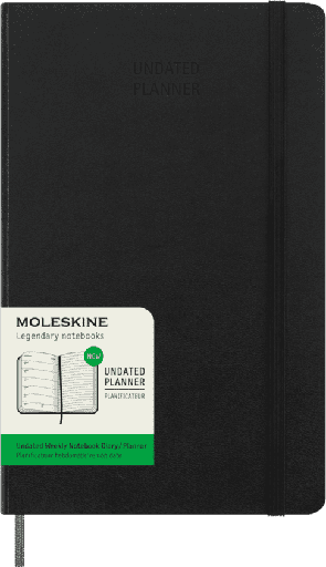 [OWMOL 5270] Moleskine Undated 12 Month Weekly Planner - Hard Cover - Large