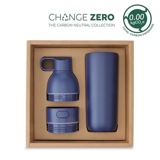 [DWHL 3208] RUVO - CHANGE ZERO 2-in-1 Modular Hydration Gift Set - Navy Blue