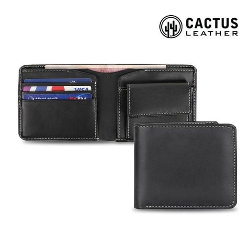 [LAEN 9195] FISS - eco-neutral® Cactus Leather Men's Wallet with Coin Pocket