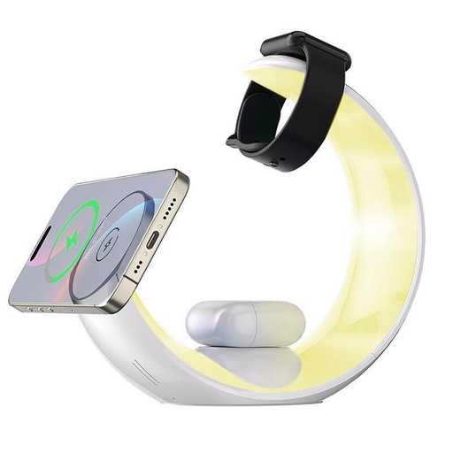 [ITGL 1256] NEXO - Giftoloy 3-in-1 Wireless Charger with Night Light - White