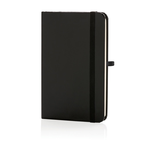 [NBSN 109] Santhome Khus Hardcover A6 Ruled PVC Notebook Black